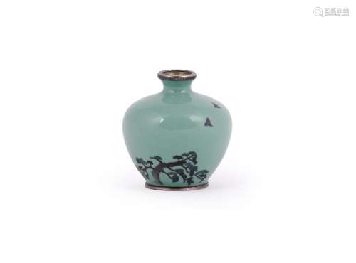 A small Japanese Cloisonné enamel Vase