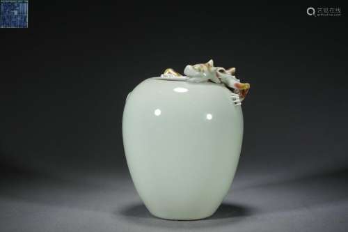 Celadon-green Glaze Chi-dragon Water Pot