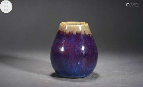 Flambe-glazed Water Pot
