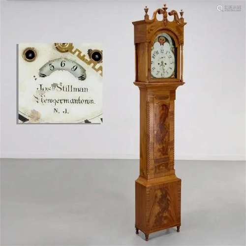 Germantown, New Jersey Federal tall case clock