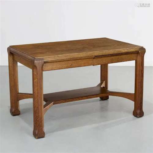 Ambrose Heal (manner), Arts & Crafts library table