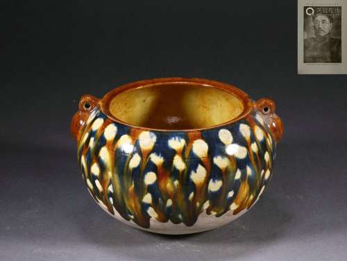 A Sancai Pottery Bowl