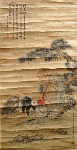 A Chinese Painting Signed Ding Yunpeng