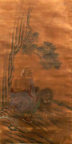 A Chinese Painting of Luohan