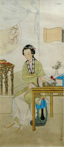 A Chinese Painting of Figural Story