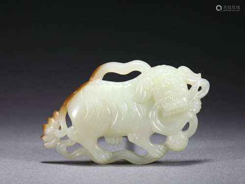 A Carved Jade Belthook