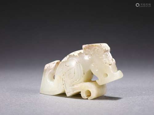 A Carved Jade Decoration