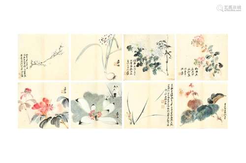 ZHANG DAQIAN 張大千 (Neijiang, China, 1899 - 1983) Album of ...