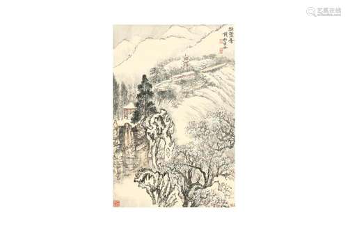 QIAN SONGYAN 錢松喦 (Yixing, China, 1899 - 1985) Snowscape 晴...