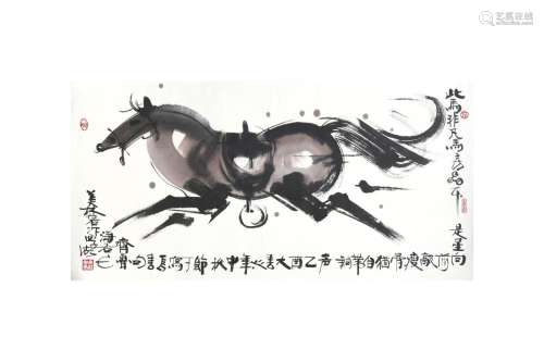 HAN MEILIN 韓美林 (Jinan, China, b. 1936) Horse 馬