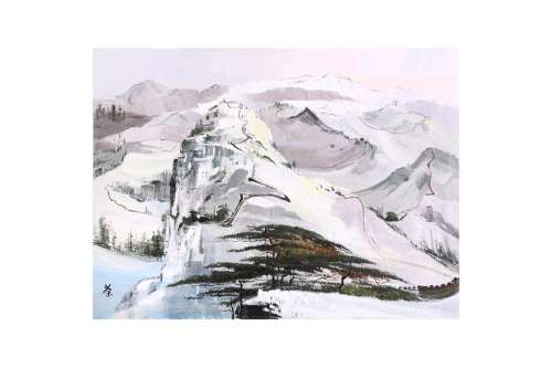 MANNER OF WU GUANZHONG 吳冠中 （款）(Yixing, China, 1919-2010)...