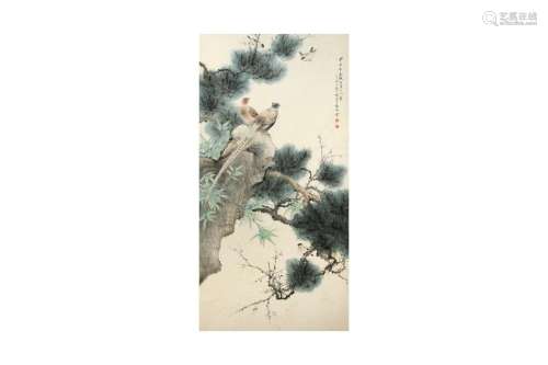 YAN BOLONG 顏伯龍 (China, 1896-1954) Pheasants 雉雞圖