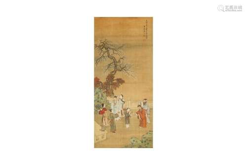 FOLLOWER OF TANG YIN 唐寅 （款）(China, 1470–1524) Figures in ...