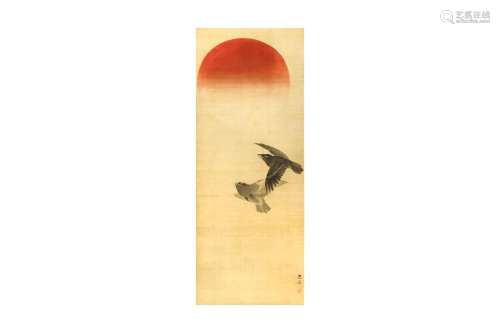 MARUYAMA OSHIN (1790 – 1838) Crows and the Rising Sun