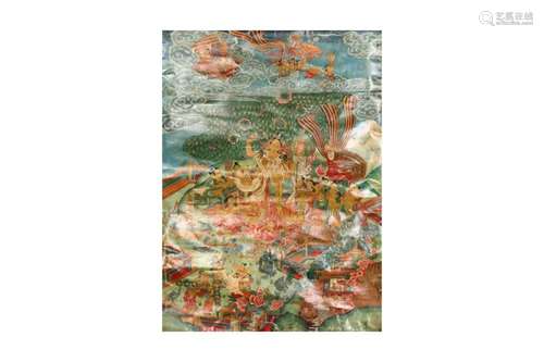 A TIBETAN TSON-TANG THANGKA 十九或二十世紀 度母唐卡