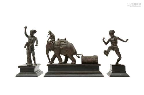 A GROUP OF THREE BURMESE BRONZES OFFERED ON BEHALF OF PROSPE...