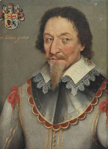 Portrait de l\'époque Louis XIII du XVIIe siècle venant de l...
