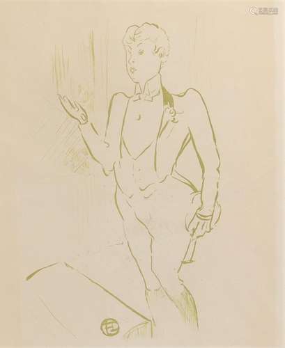 Henri DE TOULOUSE-LAUTREC (1864-1901) Lithographie \" M...