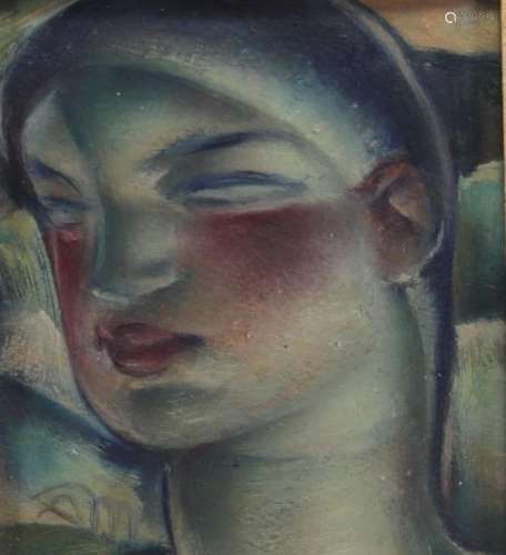 Auguste MAMBOUR (1896-1968) peinture sur huile \"portra...
