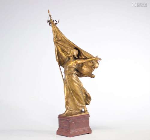 Charles SAMUEL (1862-1939) sculpture \"Le roi, la loi, ...