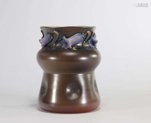 vase Sarreguemine du mouvement Art Nouveau\nPoids: 1.98 kg\n...