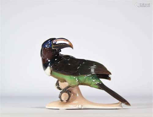 Porcelaine Nymphenburg en forme d\'un Toucanet koulik -  sig...