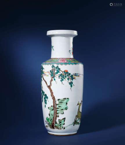 清雍正 粉彩三星图棒槌瓶
Yongzheng Period, Qing Dynasty
FAMIL...