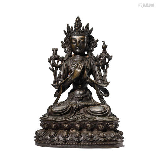 Bronze Statue of Manjushri