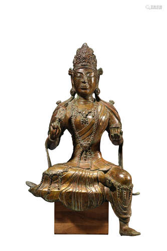 Gilt-Bronze Statue of Bodhisattva