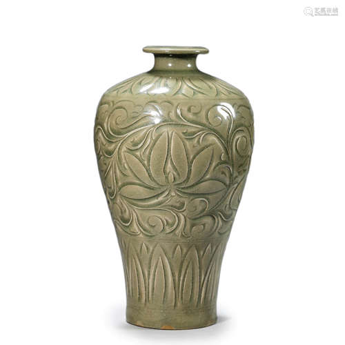 Yaozhou Kiln Floral Meiping