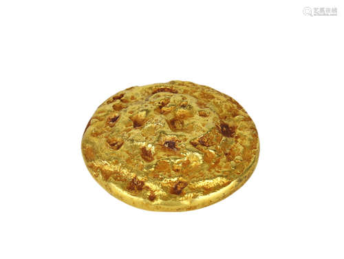 Gilt-bronze coin