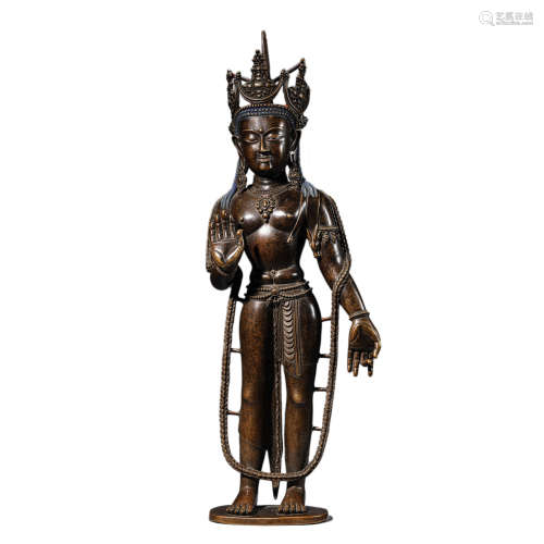 Copper Alloy Statue of Avalokitesvara