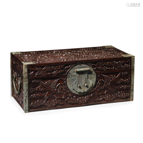 Sandalwood Dragon and Cloud Box