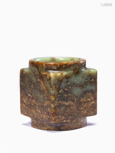 Brownish Jade Cong