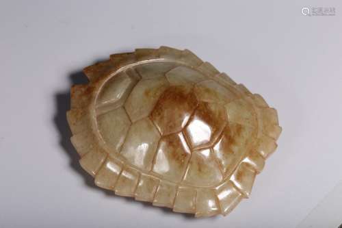 Hetian jade tortoise shell handle