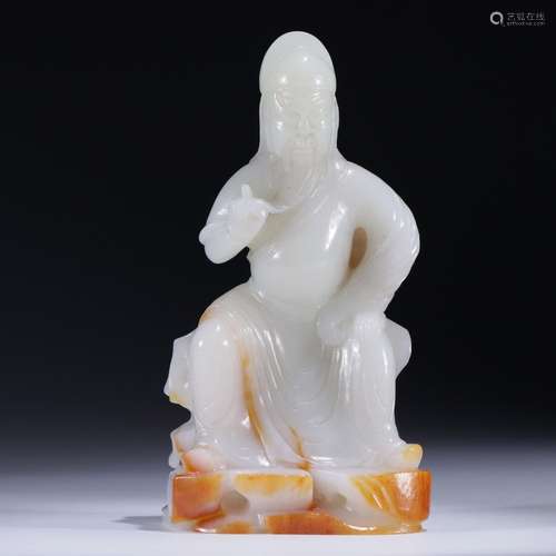 hetian jade guan gong ornaments