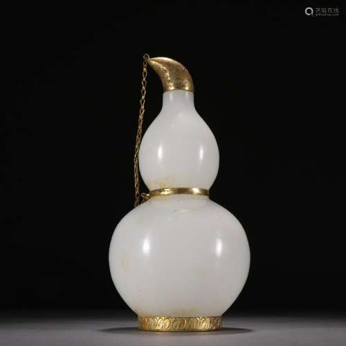Material tire wrapped gold gourd bottle