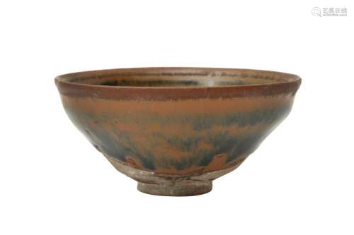 A CHINESE JIAN 'HARE'S FUR' TEA BOWL 宋 建窰黑釉兔毫盞