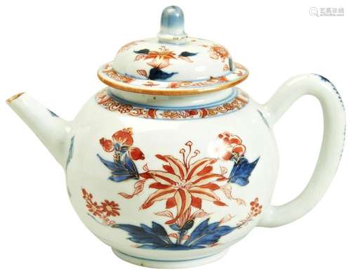 A CHINESE EXPORT IMARI-PATTERN TEAPOT QING DYNASTY, 18TH CEN...