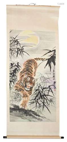 CHINESE SCHOOL (20TH CENTURY), signed and inscribed \'wild w...