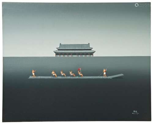 CHEN LIANQING (1967) THE BEST IN THE WORLD acrylic / canvas,...