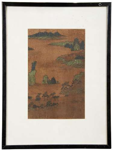 CHINESE SCHOOL (18TH / 19TH CENTURY) \'MOUNTAIN LANDSCAPE\' ...