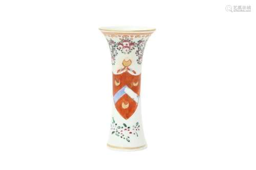 A SMALL FRENCH SAMSON CHINESE-STYLE FLARED VASE 十九世紀 法國...