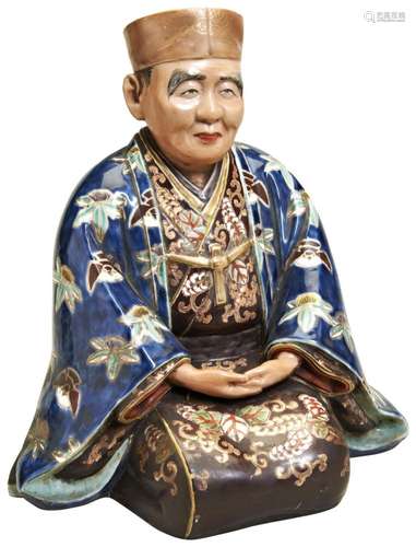 JAPANESE PORCELAIN FIGURE MEIJI / TAISHO PERIOD modelled as ...