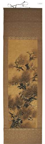 A GROUP OF EIGHTEEN JAPANESE SCROLL PAINTINGS 19TH / 20TH CE...