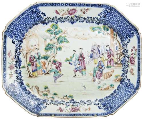 A CHINESE EXPORT FAMILLE ROSE MEAT DISH QIANLONG PERIOD (173...