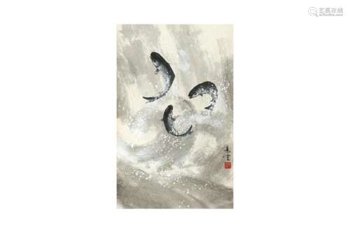 UNKNOWN ARTIST 佚名 Leaping fish 躍魚圖
