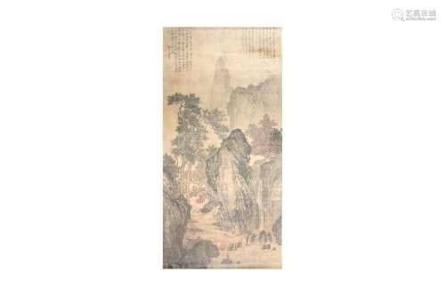 AFTER TANG YIN 唐寅（款） Landscape 山水圖