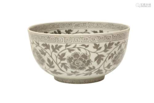 A CHINESE BLUE AND WHITE 'BLOSSOMS' BOWL 二十世紀或後期 青花...