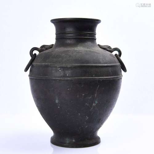 A BRONZE JAR